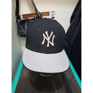 New Era NY Yankees Snapback Hat BLack/Grey Baseball Cap